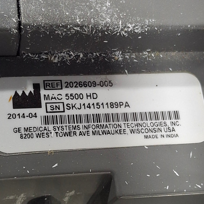 GE Healthcare MAC 5500 HD ECG without CAM Module