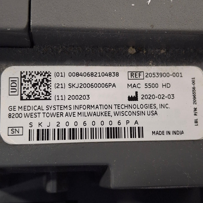 GE Healthcare MAC 5500 HD ECG without CAM Module