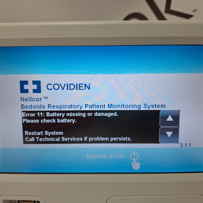 Covidien PM100N Nellcor Bedside SPO2 Monitor