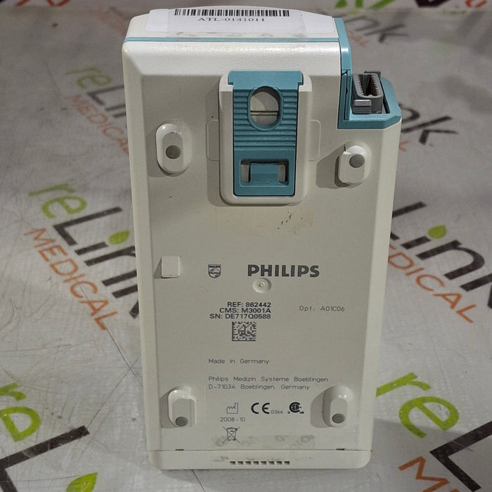 Philips M3001A-A01C06 Fast SpO2, NIBP, ECG, Temp, IBP MMS Module