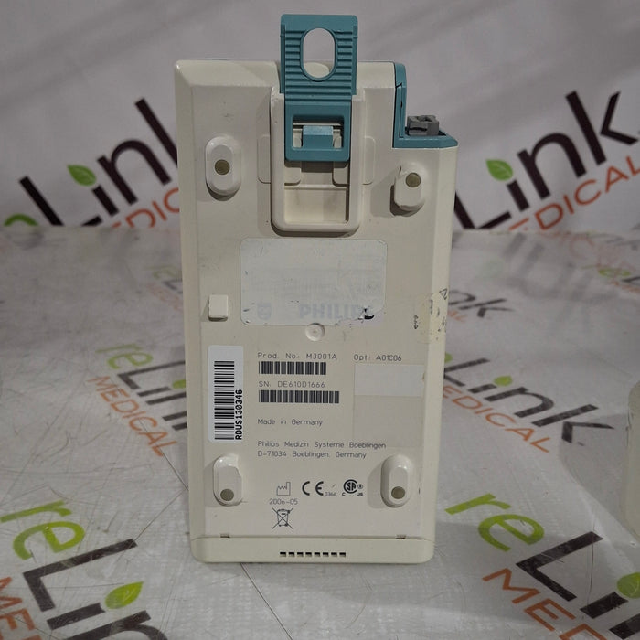 Philips M3001A-A01C06 Fast SpO2, NIBP, ECG, Temp, IBP MMS Module