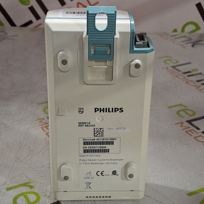 Philips M3001A-A01C06 Fast SpO2, NIBP, ECG, Temp, IBP MMS Module