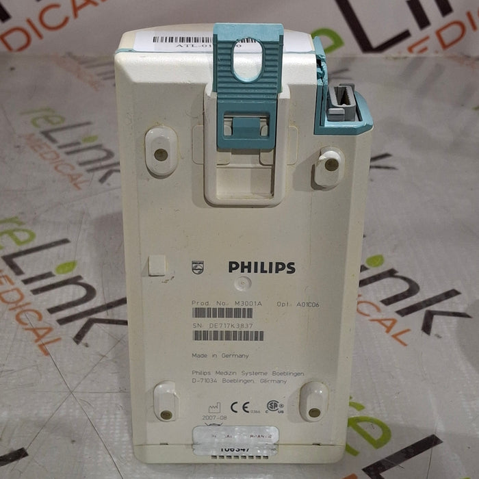 Philips M3001A-A01C06 Fast SpO2, NIBP, ECG, Temp, IBP MMS Module