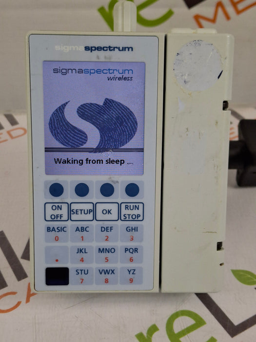 Baxter Sigma Spectrum 8.01.00 with B/G Battery Infusion Pump
