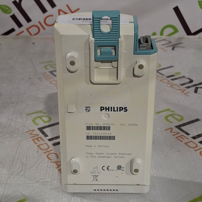 Philips M3001A-A01C06 Fast SpO2, NIBP, ECG, Temp, IBP MMS Module