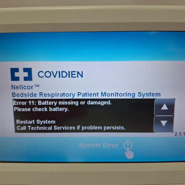 Covidien PM1000N Nellcor Bedside SPO2 Monitor
