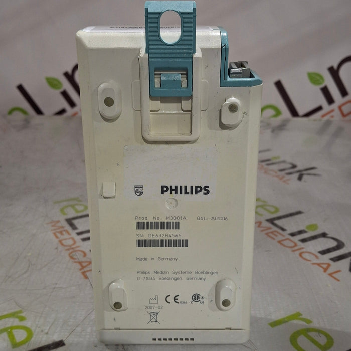 Philips M3001A-A01C06 Fast SpO2, NIBP, ECG, Temp, IBP MMS Module