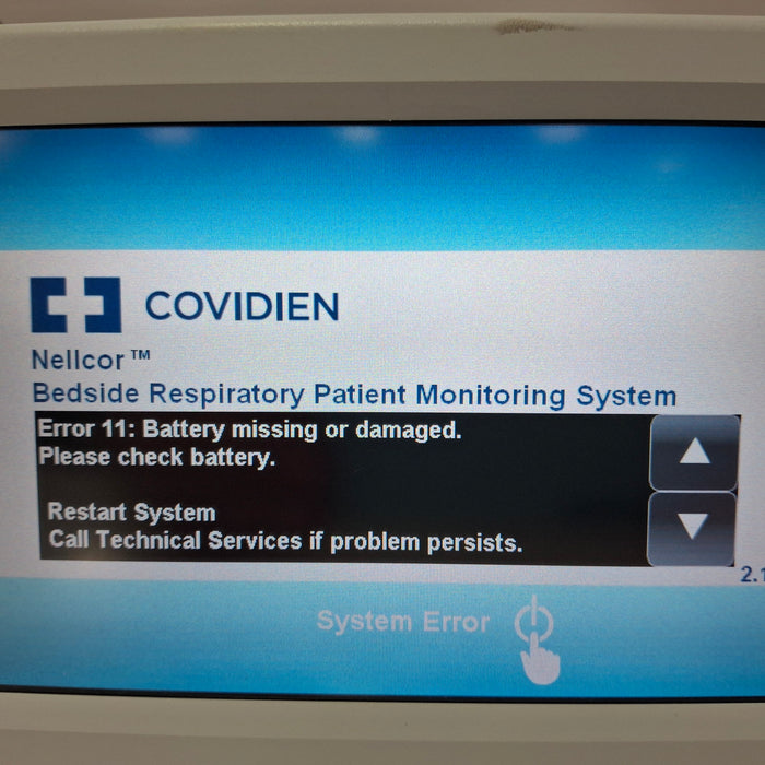 Covidien PM1000N Nellcor Bedside SPO2 Monitor