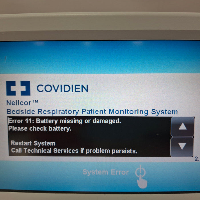 Covidien PM1000N Nellcor Bedside SPO2 Monitor