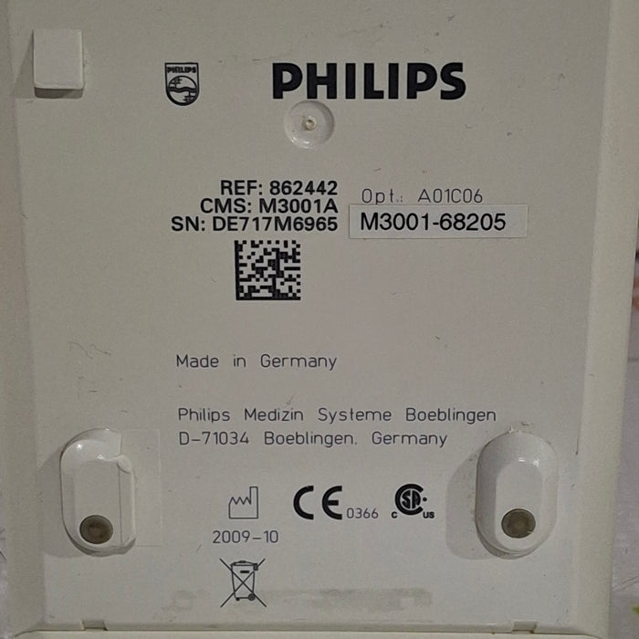 Philips M3001A-A01C06 Fast SpO2, NIBP, ECG, Temp, IBP MMS Module