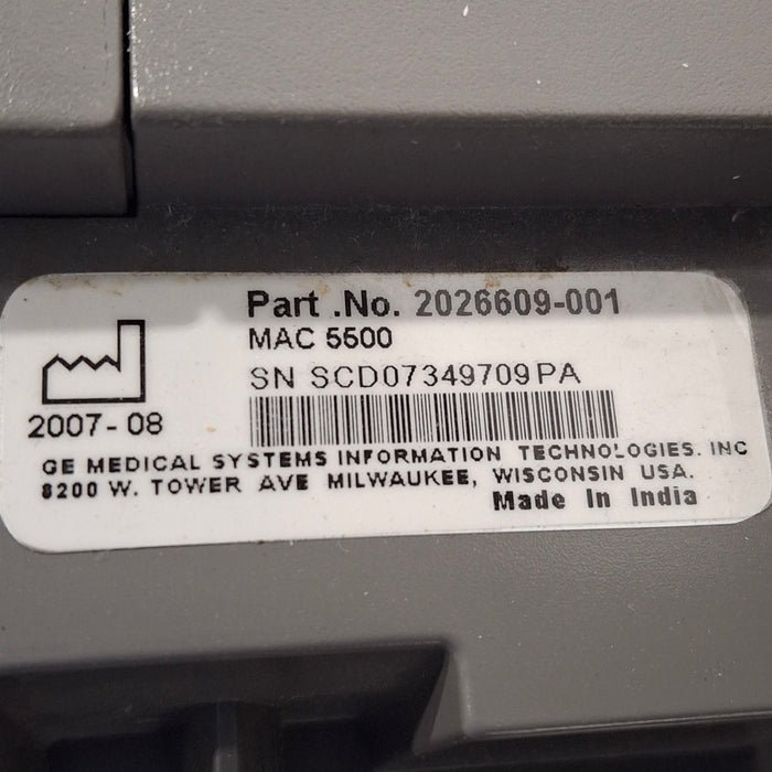 GE Healthcare MAC 5500 ECG without CAM Module