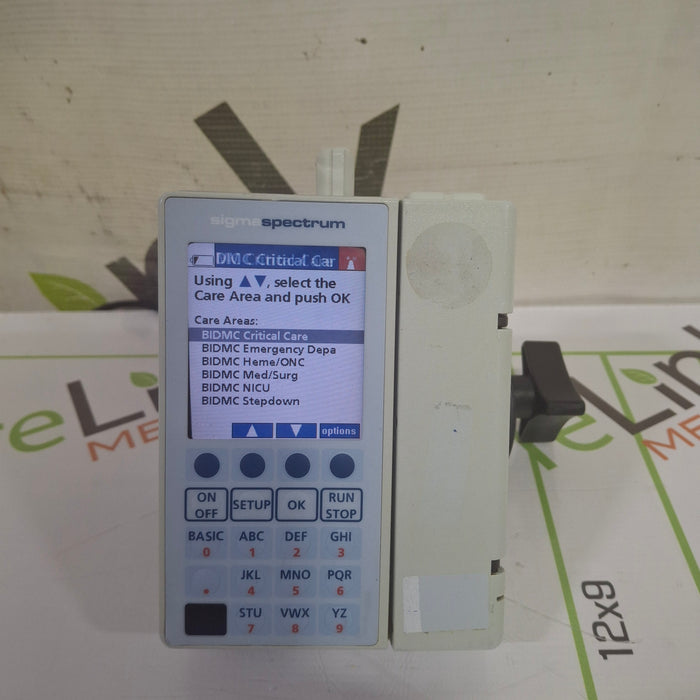 Baxter Sigma Spectrum 6.05.13 with B/G Battery Infusion Pump