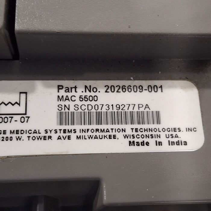 GE Healthcare MAC 5500 ECG without CAM Module