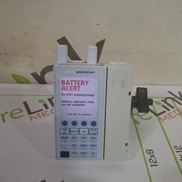 Baxter Sigma Spectrum with A/B/G/N Battery Infusion Pump