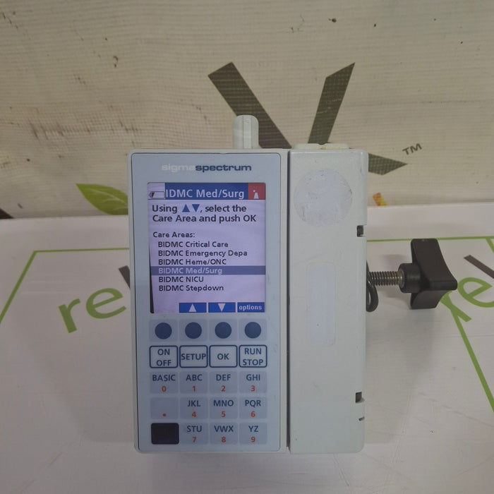 Baxter Sigma Spectrum 6.05.13 with B/G Battery Infusion Pump