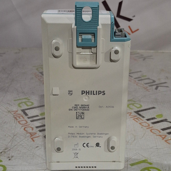 Philips M3001A-A01C06 Fast SpO2, NIBP, ECG, Temp, IBP MMS Module