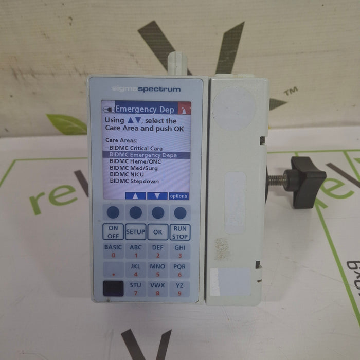 Baxter Sigma Spectrum 6.05.13 with B/G Battery Infusion Pump