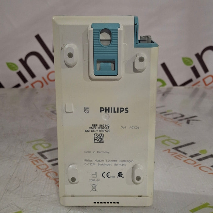 Philips M3001A-A01C06 Fast SpO2, NIBP, ECG, Temp, IBP MMS Module