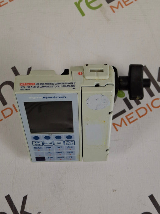 Baxter Sigma Spectrum 8.01.00 w/o Battery Infusion Pump