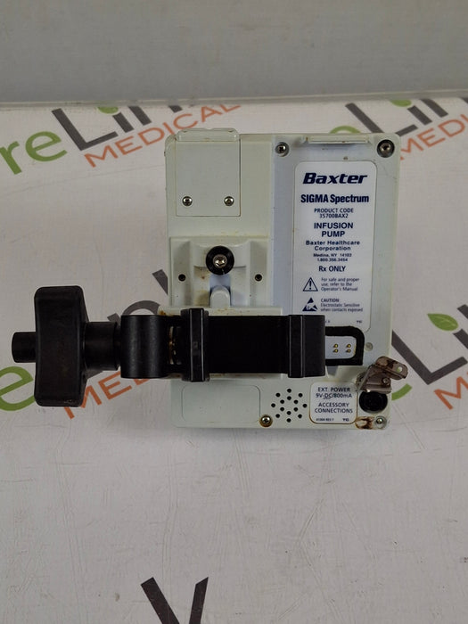 Baxter Sigma Spectrum 8.01.00 w/o Battery Infusion Pump