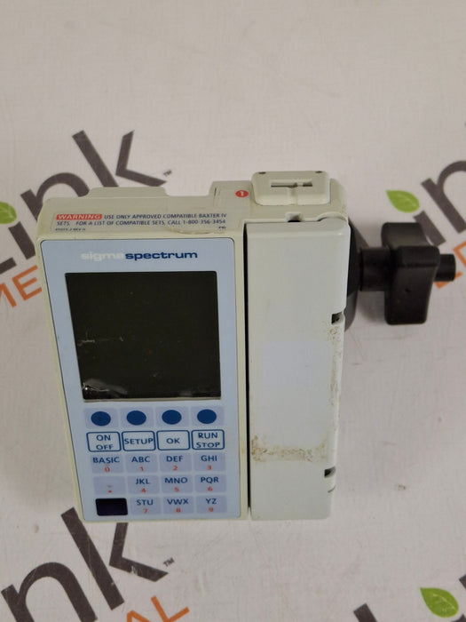Baxter Sigma Spectrum 8.00.03 w/o Battery Infusion Pump