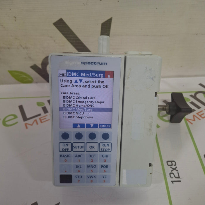 Baxter Sigma Spectrum 6.05.13 with B/G Battery Infusion Pump