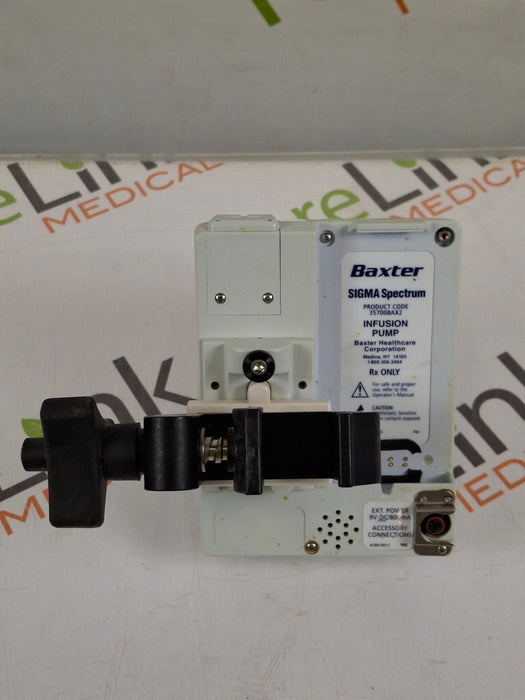 Baxter Sigma Spectrum w/Non Wireless or No Battery Infusion Pump