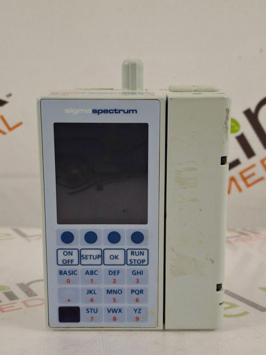 Baxter Sigma Spectrum 8.01.00 with B/G Battery Infusion Pump