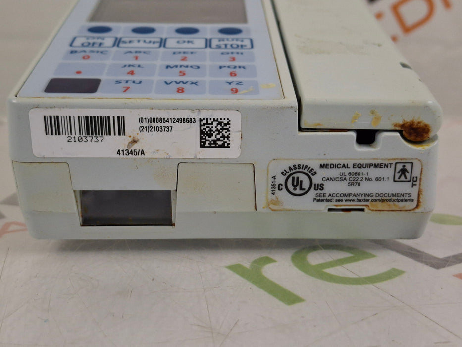 Baxter Sigma Spectrum 8.01.00 with B/G Battery Infusion Pump