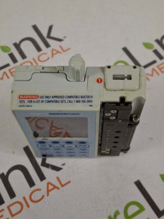 Baxter Sigma Spectrum 8.00.03 w/ B/G Battery Infusion Pump