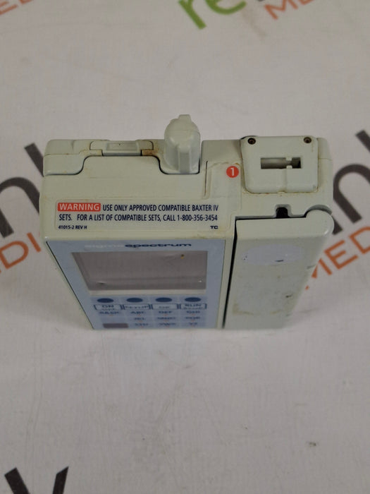 Baxter Sigma Spectrum 8.01.00 with B/G Battery Infusion Pump