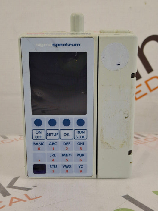 Baxter Sigma Spectrum 8.01.00 with B/G Battery Infusion Pump