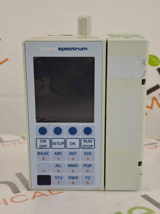 Baxter Sigma Spectrum 8.00.03 w/ B/G Battery Infusion Pump
