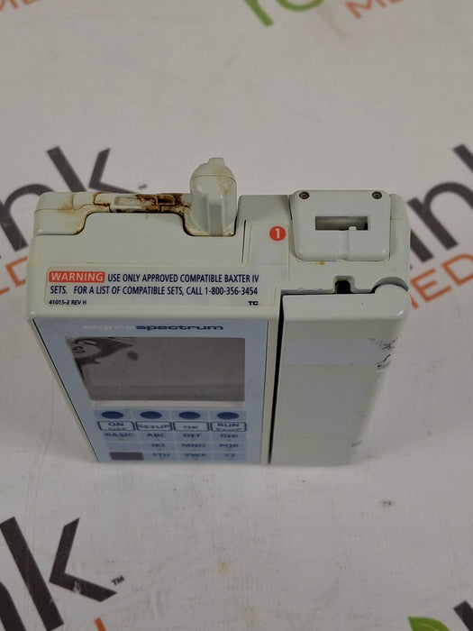 Baxter Sigma Spectrum 8.00.03 w/ B/G Battery Infusion Pump
