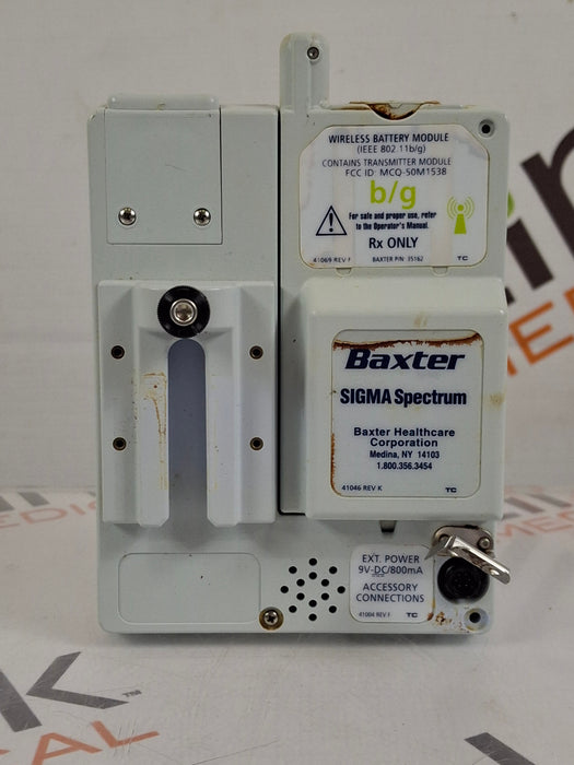 Baxter Sigma Spectrum 8.00.03 w/ B/G Battery Infusion Pump