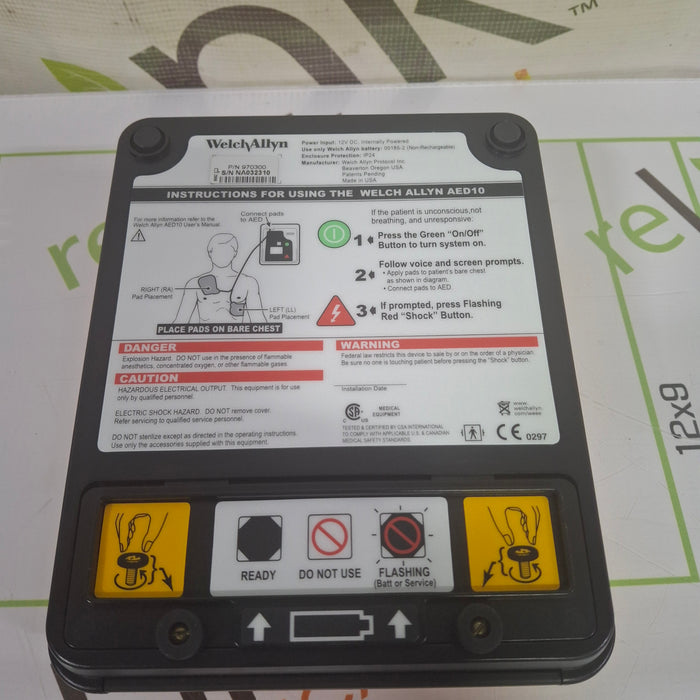 Welch Allyn AED10 Defibrillator