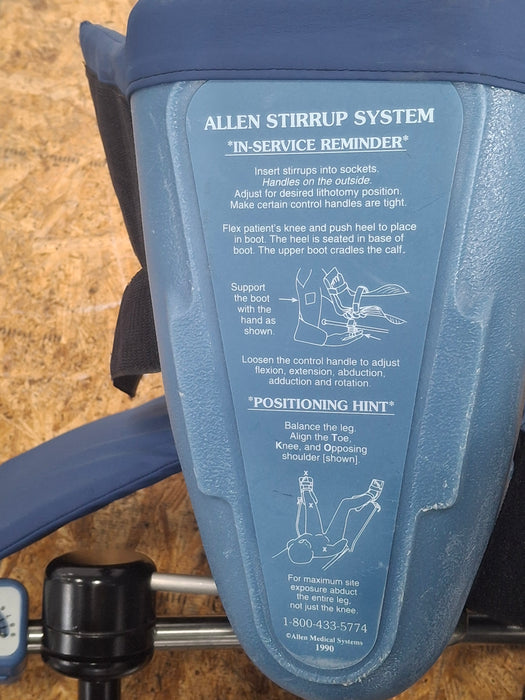 Allen Medical Systems Pal Pro Stirrups