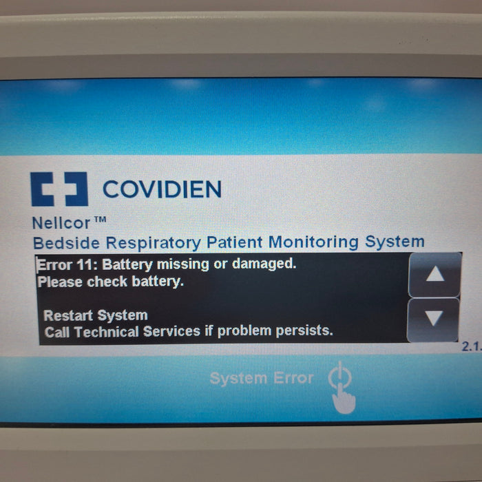 Covidien PM1000N Nellcor Bedside SPO2 Monitor
