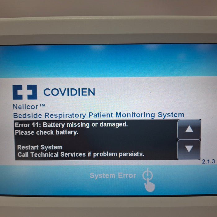 Covidien PM1000N Nellcor Bedside SPO2 Monitor