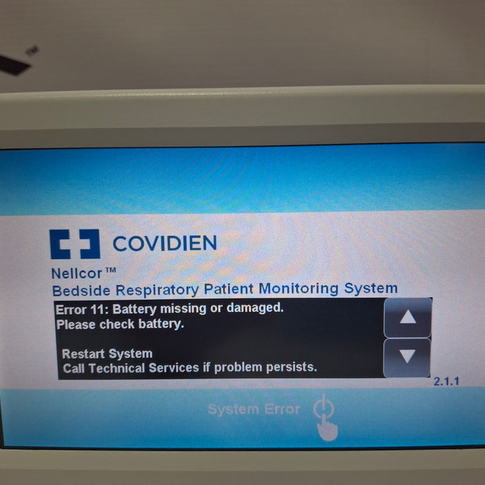 Covidien PM1000N Nellcor Bedside SPO2 Monitor
