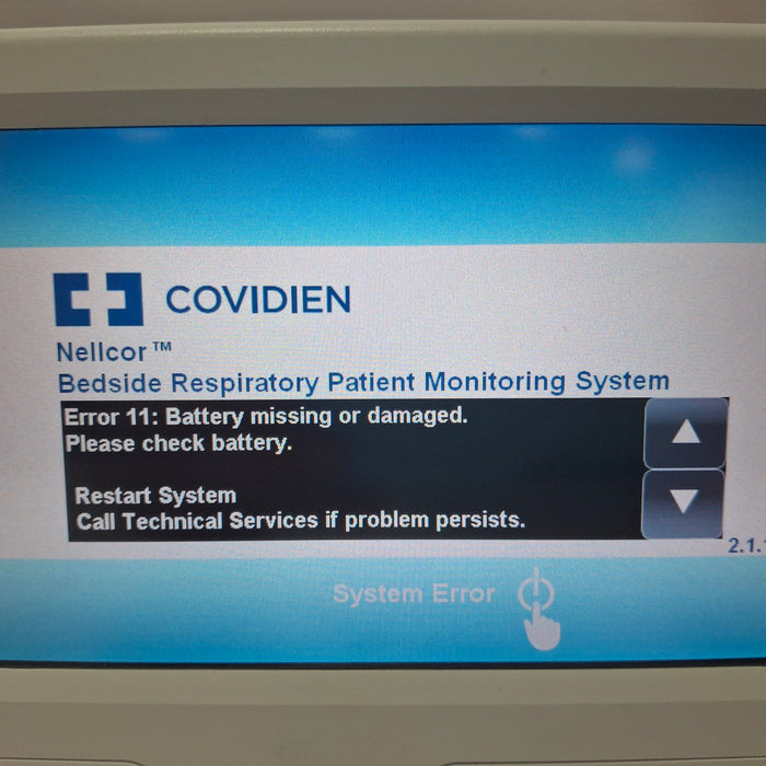 Covidien PM1000N Nellcor Bedside SPO2 Monitor