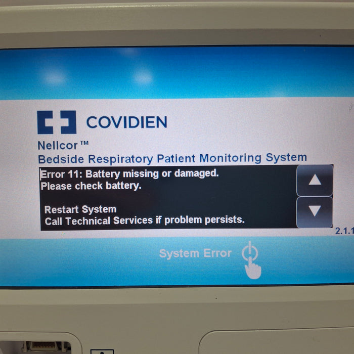 Covidien PM1000N Nellcor Bedside SPO2 Monitor