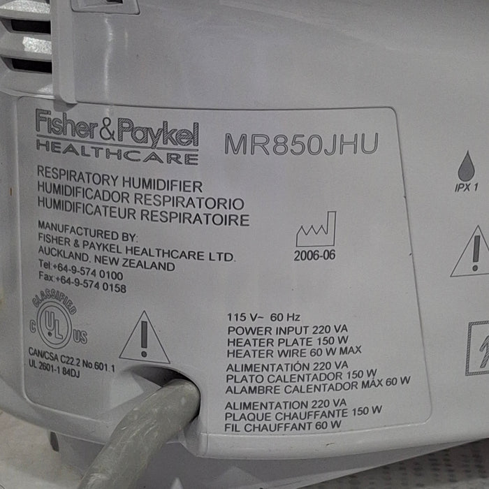 Fisher & Paykel MR850JHU Humidifier