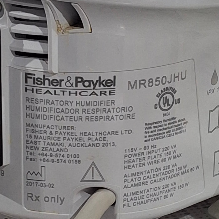 Fisher & Paykel MR850JHU Humidifier