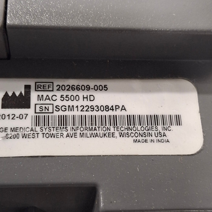 GE Healthcare MAC 5500 HD ECG without CAM Module