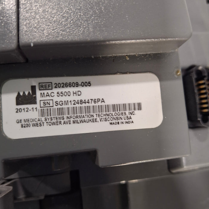 GE Healthcare MAC 5500 HD ECG without CAM Module