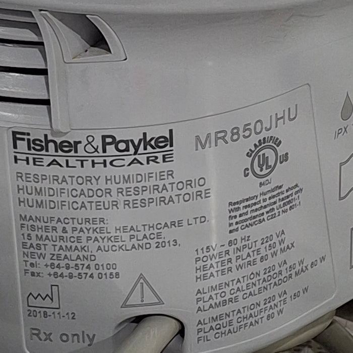 Fisher & Paykel MR850JHU Humidifier