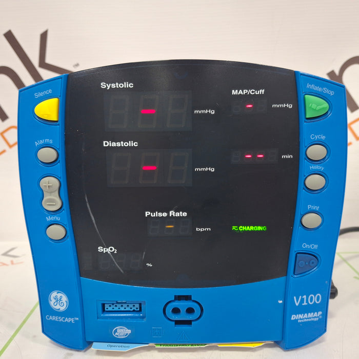 GE Healthcare Dinamap V100 - NIBP, SpO2 Vital Signs Monitor