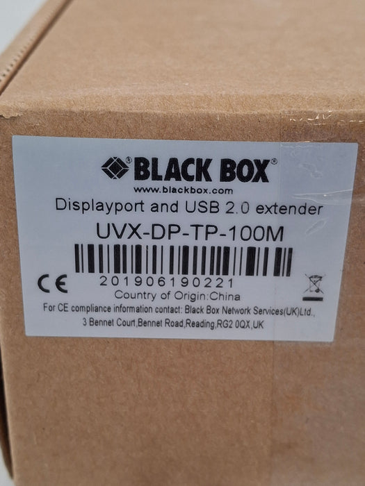 Black Box Network Services UVX-DP-TP-100M Displayport & USB 2.0 Extender