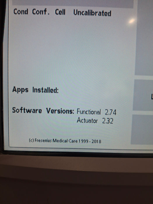 Fresenius 2008T Dialysis Machine Hemodialysis